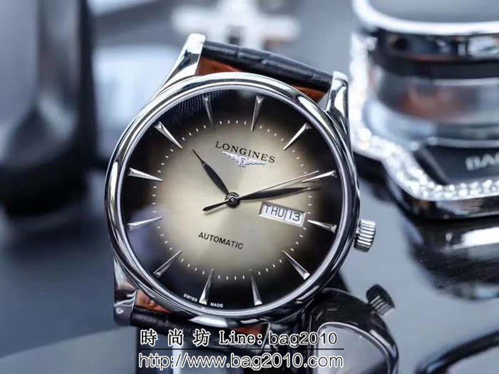 LONGINES浪琴 2018全新簡約商務男士機械腕表 WSS1829